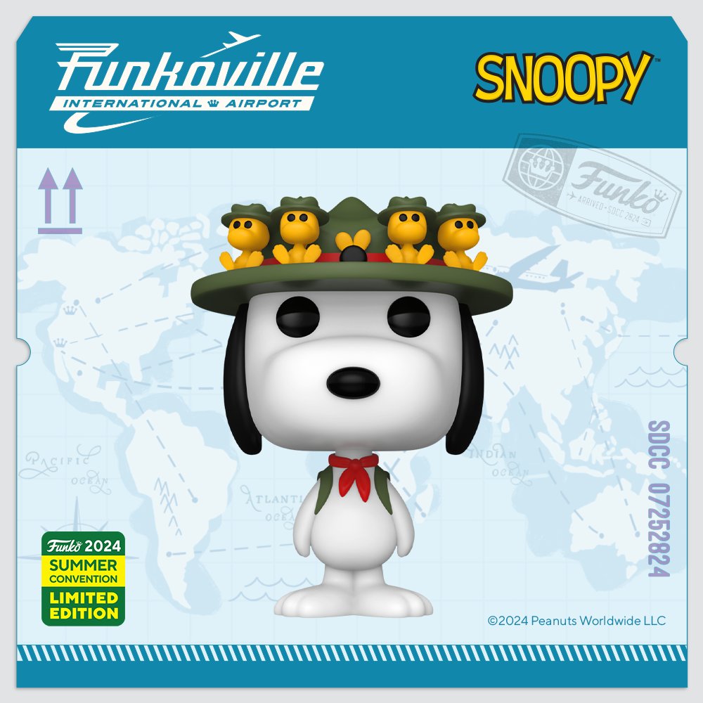 Snoopy - Scout Snoopy 2024 Summer Convention Exclusive Funko Pop!