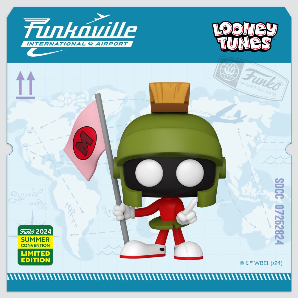 Looney Tunes -  Marvin the Martian 2024 Summer Convention Exclusive Funko Pop!