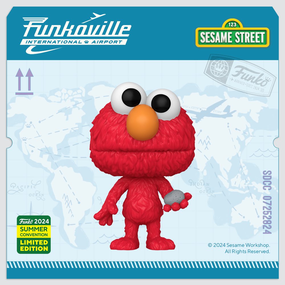 Sesame Street - Elmo with Rocco 2024 Summer Convention Exclusive Funko Pop!