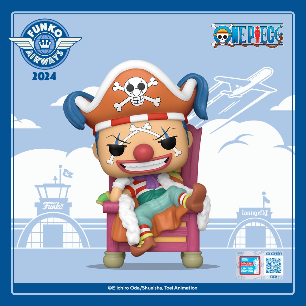 One Piece - Buggy on Throne 2024 Fall Convention Exclusive Deluxe Funk ...