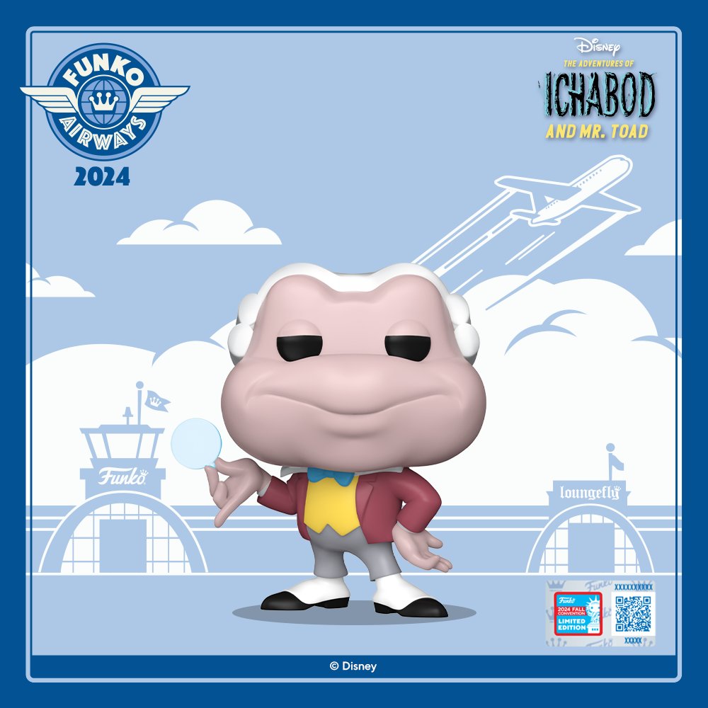 Disney: The Adventures Of Ichabod & Mr. Toad- Mr. Toad 2024 Fall Convention Exclusive Funko Pop!