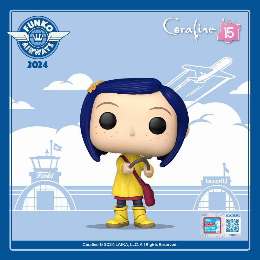 Coraline - Coraline With Dowsing Rod 2024 Fall Convention Exclusive Funko Pop!