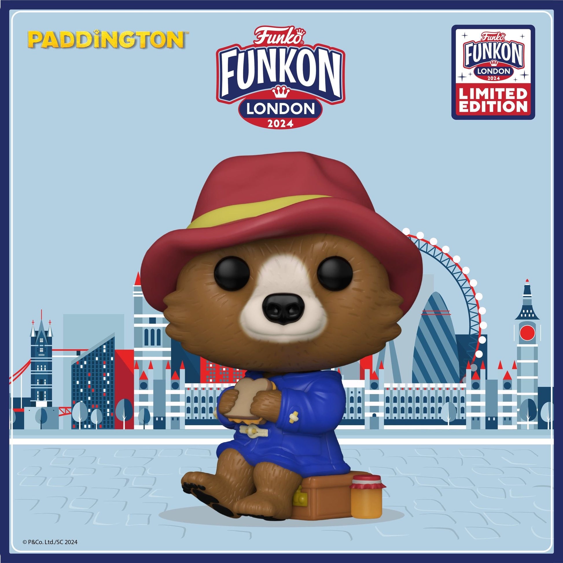 Paddington - Paddington with Sandwich Funko Pop! FunKon London 2024 Exclusive