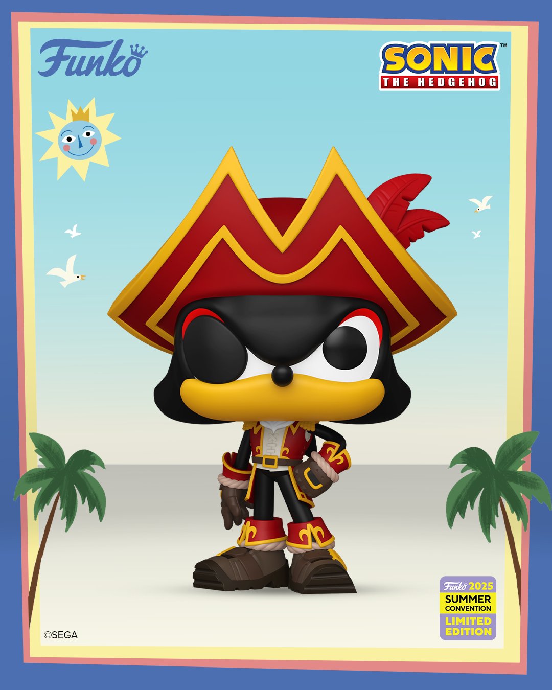 Sonic the Hedgehog - Buccaneer Shadow 2025 Summer Convention Exclusive Funko Pop!