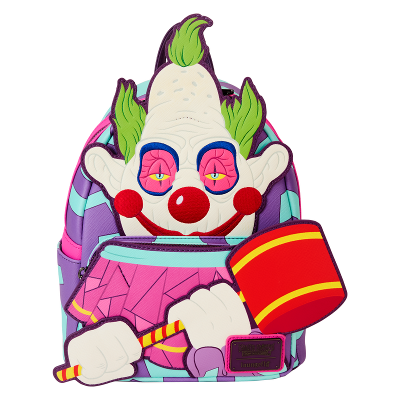 Loungefly Killer Klowns from Outer Space Jumbo Cosplay Glow Mini Backpack