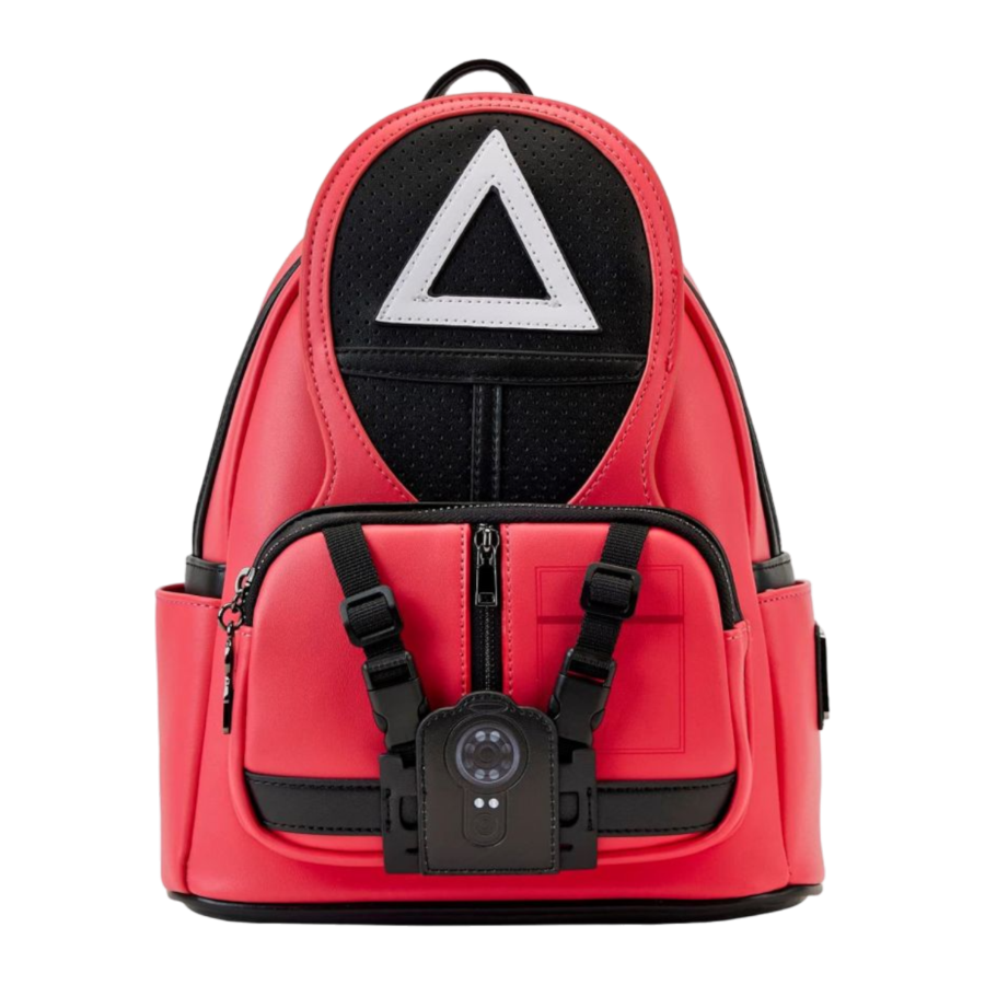 Loungefly Squid Game - Triangle Guard Exclusive Cosplay Mini Backpack