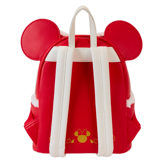 Loungefly Minnie Mouse Exclusive Santa Suit Cosplay Mini Backpack