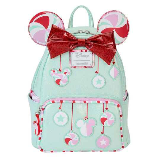 Loungefly Minnie Mouse Peppermint Ornaments Mini Backpack