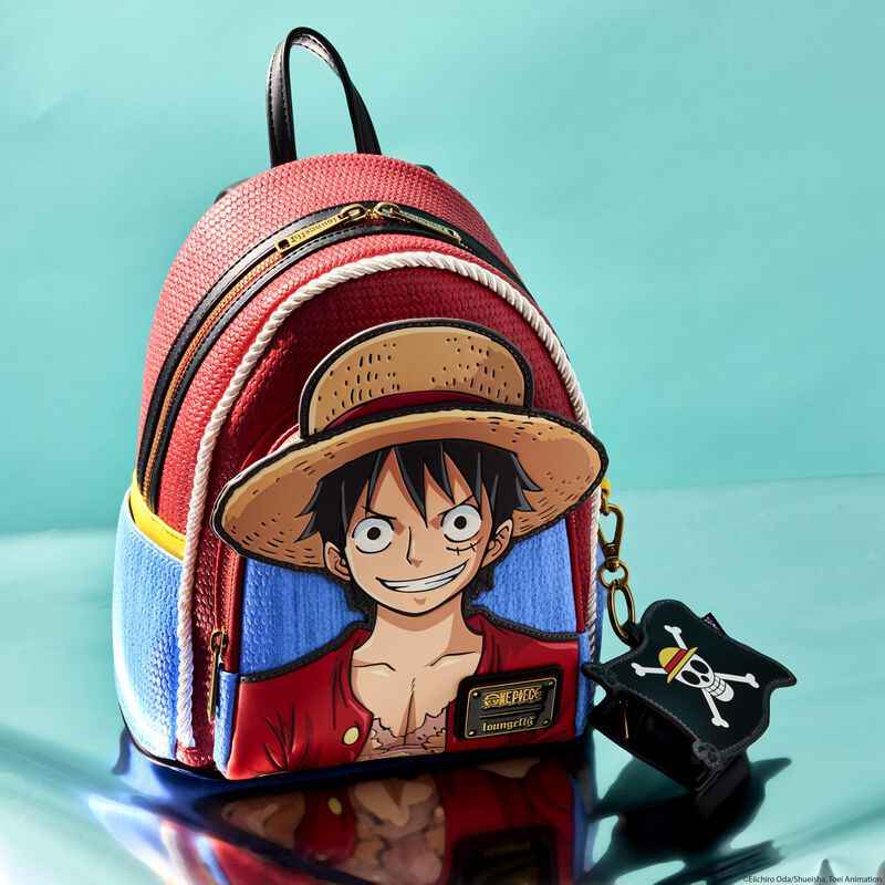 Loungefly NYCC Limited Edition One Piece Luffy Cosplay Mini Backpack With Coin Bag