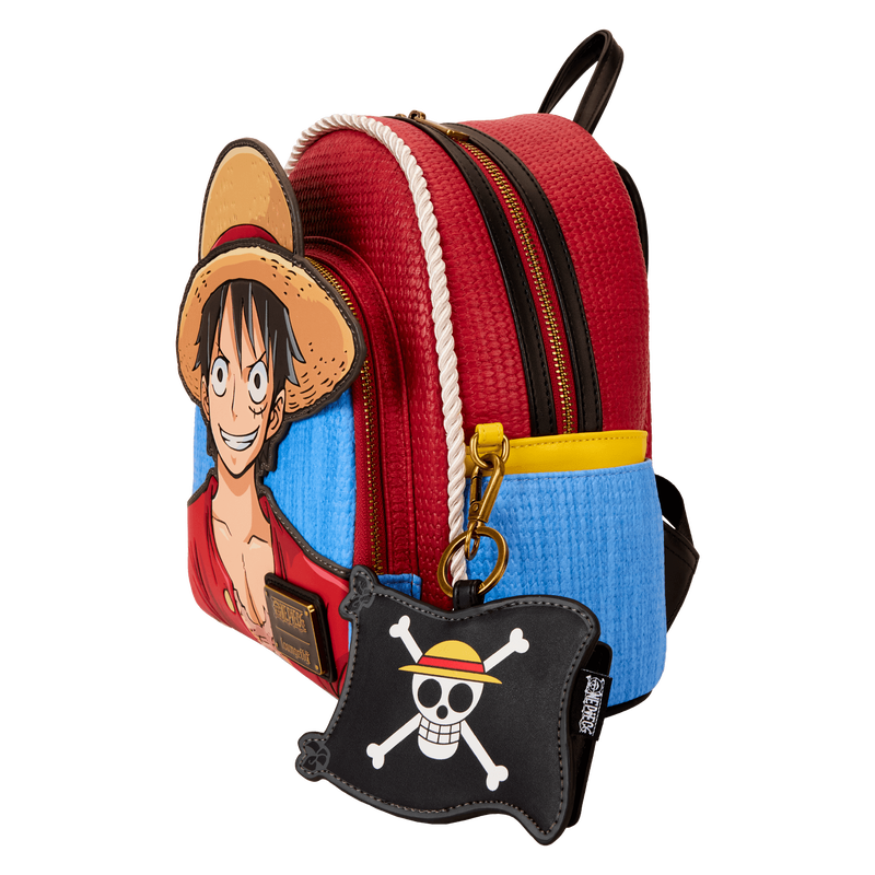 Loungefly NYCC Limited Edition One Piece Luffy Cosplay Mini Backpack With Coin Bag