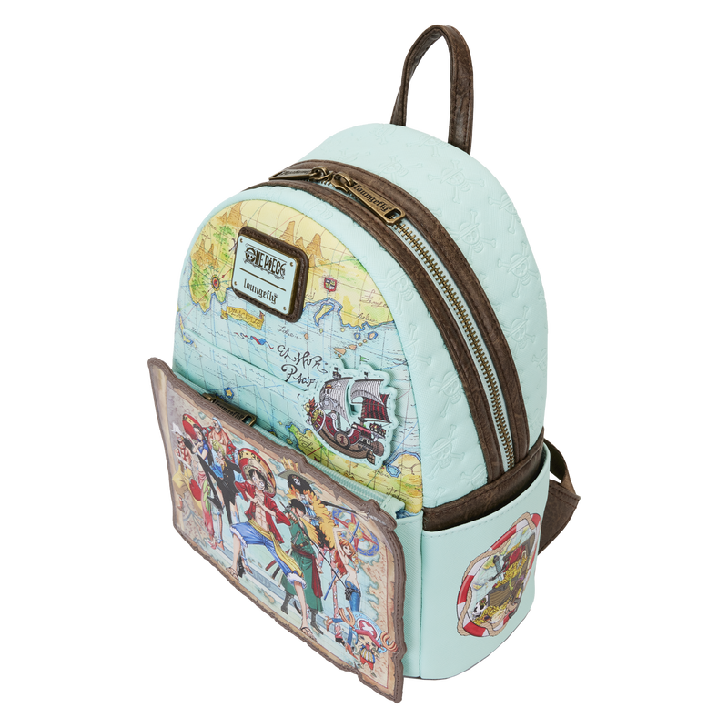 Loungefly One Piece - Luffy & Gang Map Mini Backpack
