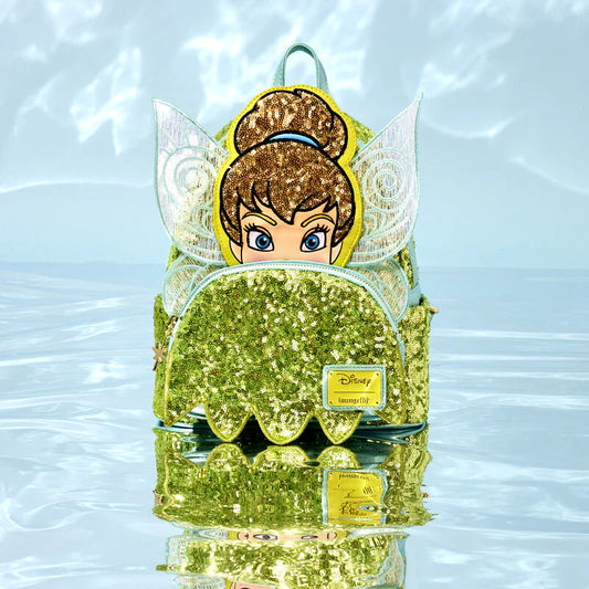 Loungefly Disney Peter Pan Sequin Tinker Bell Mini Backpack