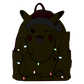 Loungefly Pokémon Santa Pikachu Christmas Lights Light Up Mini Backpack