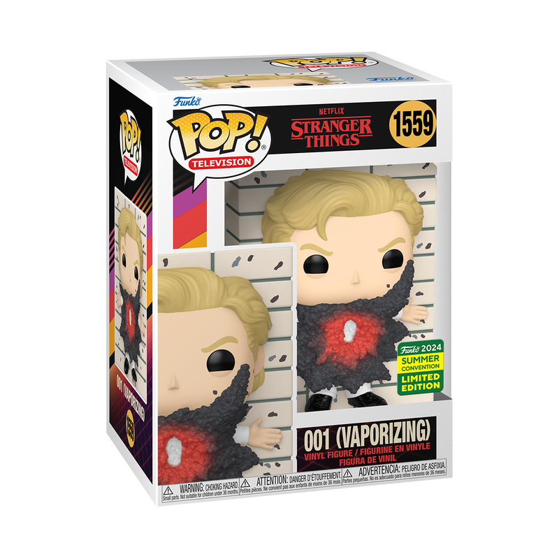 Stranger Things -  001 (Vaporizing) 2024 Summer Convention Exclusive Funko Pop! Deluxe