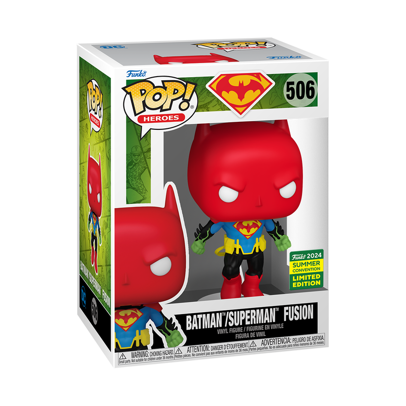 Batman/Superman: World’s Finest -  Batman / Superman Fusion 2024 Summer Convention Exclusive Funko Pop!