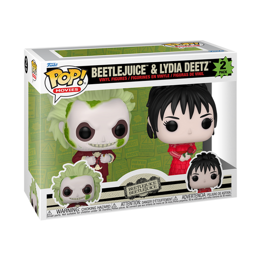 Beetlejuice Beetlejuice - Beetlejuice & Lydia Deetz Wedding Funko Pop! 2pack