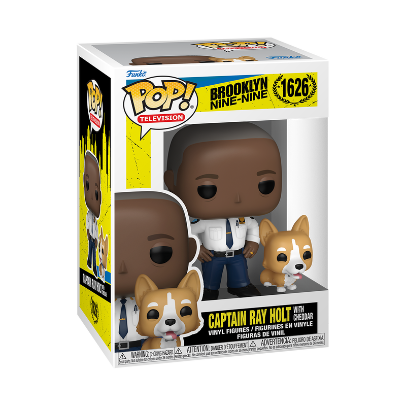 Brooklyn Nine-Nine - Captain Raymond Holt and Cheddar Funko Pop! & Bud ...