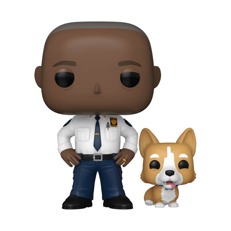 Brooklyn Nine-Nine - Captain Raymond Holt and Cheddar Funko Pop! & Buddy