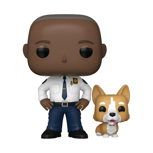 Brooklyn Nine-Nine - Captain Raymond Holt and Cheddar Funko Pop! & Buddy