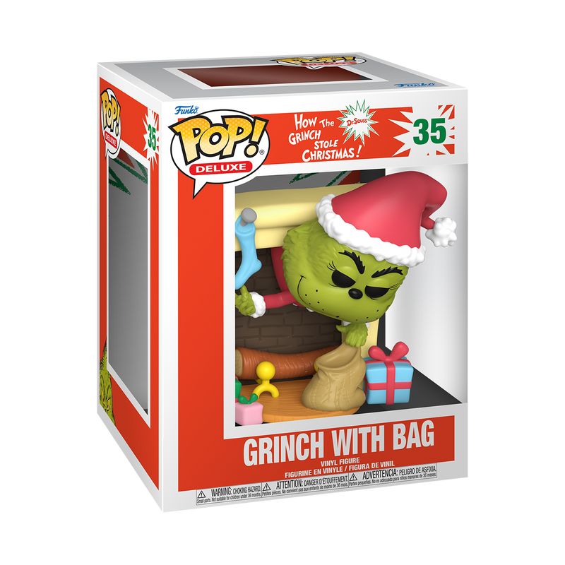 How the Grinch Stole Christmas - Grinch With Bag Funko Pop! Deluxe