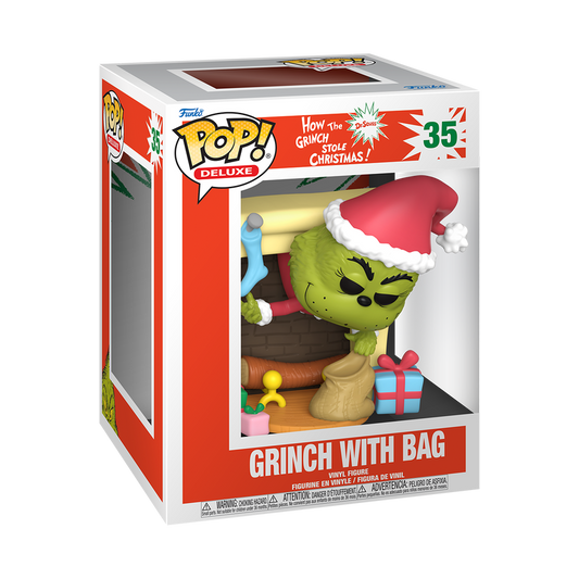 How the Grinch Stole Christmas - Grinch With Bag Funko Pop! Deluxe