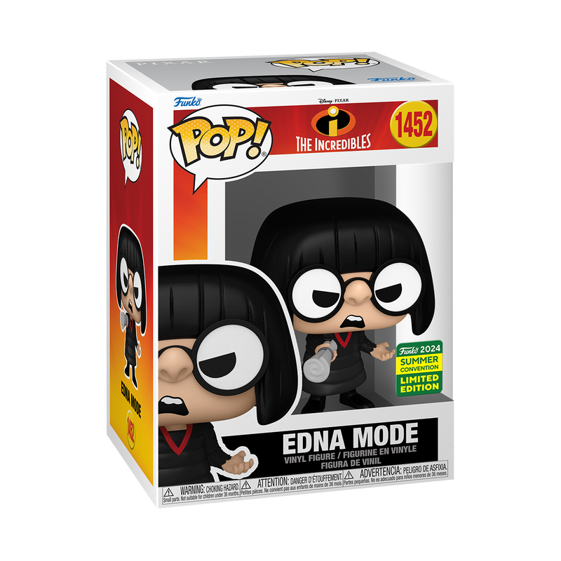 The Incredibles - Edna Mode 2024 Summer Convention Exclusive Funko Pop!