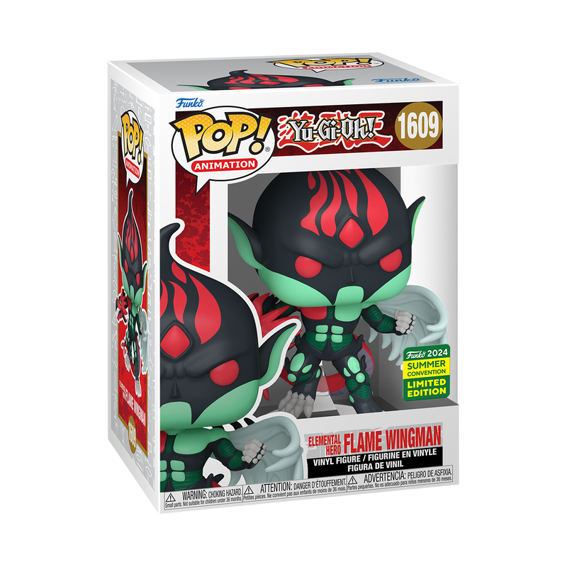 Yu-Gi-Oh! -  Elemental HERO Flame Wingman 2024 Summer Convention Exclusive Funko Pop!