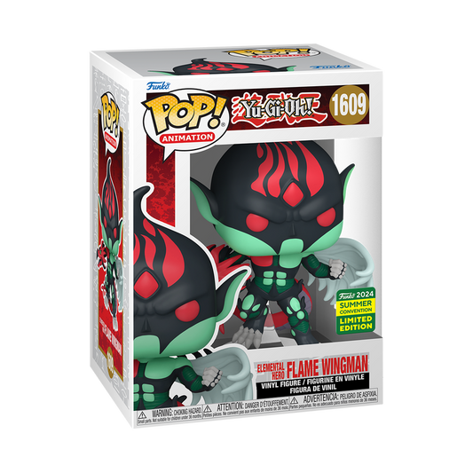 Yu-Gi-Oh! -  Elemental HERO Flame Wingman 2024 Summer Convention Exclusive Funko Pop!