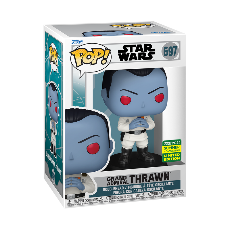 Star Wars: Ahsoka -  Grand Admiral Thrawn (Steepling) 2024 Summer Convention Exclusive Funko Pop!