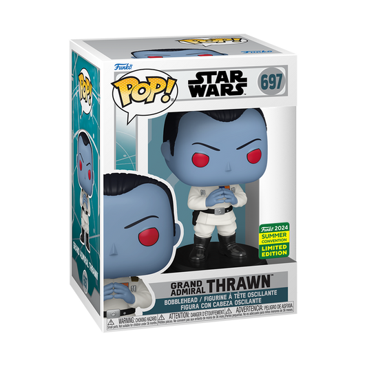 Star Wars: Ahsoka -  Grand Admiral Thrawn (Steepling) 2024 Summer Convention Exclusive Funko Pop!