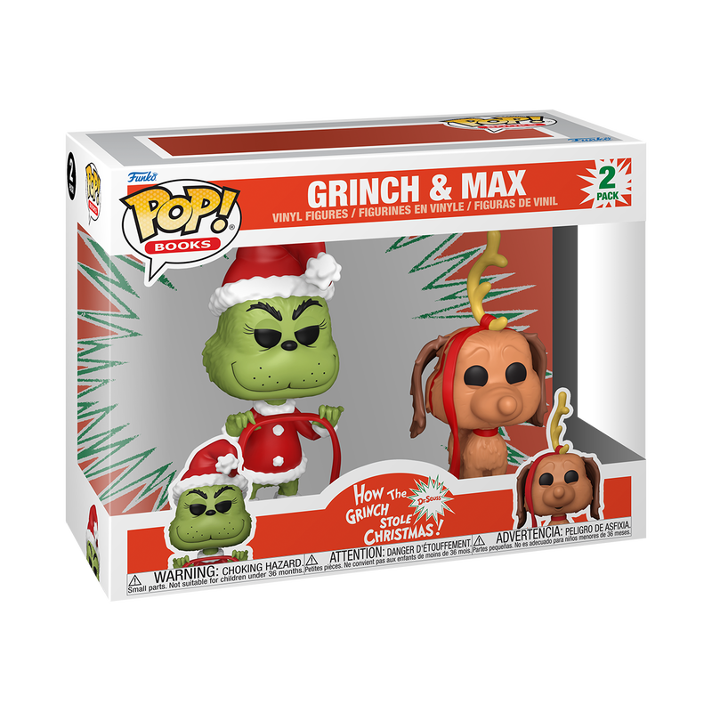 How the Grinch Stole Christmas - Grinch & Max Funko Pop! 2pack