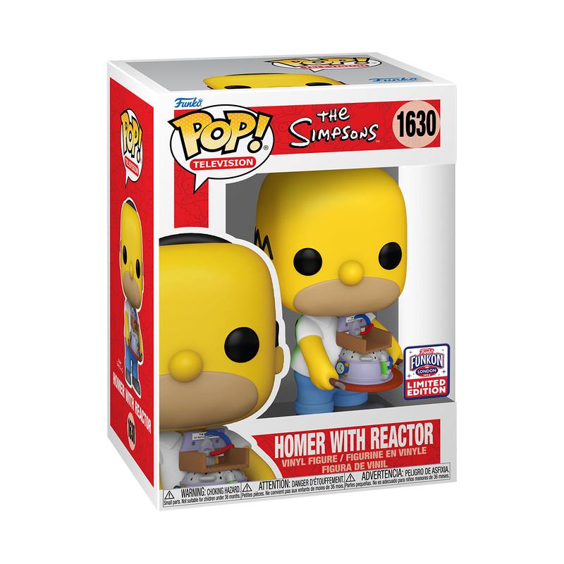 The Simpsons - Homer With Reactor Funko Pop! FunKon London 2024 Exclusive