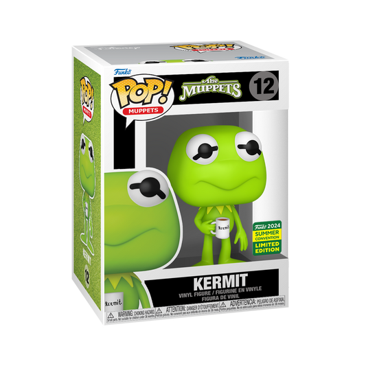 The Muppets - Kermit with mug 2024 Summer Convention Exclusive Funko Pop!