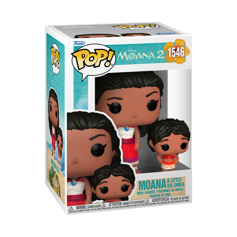 Moana 2 - Moana & Little Sis Simea Funko Pop!