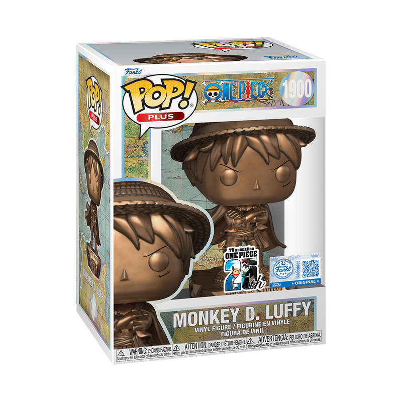 One Piece - Monkey D. Luffy Statue (Bronze) Funko Pop! Plus