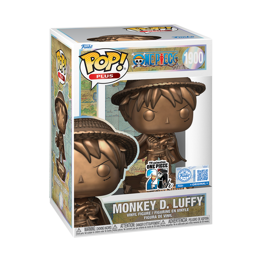 One Piece - Monkey D. Luffy Statue (Bronze) Funko Pop! Plus