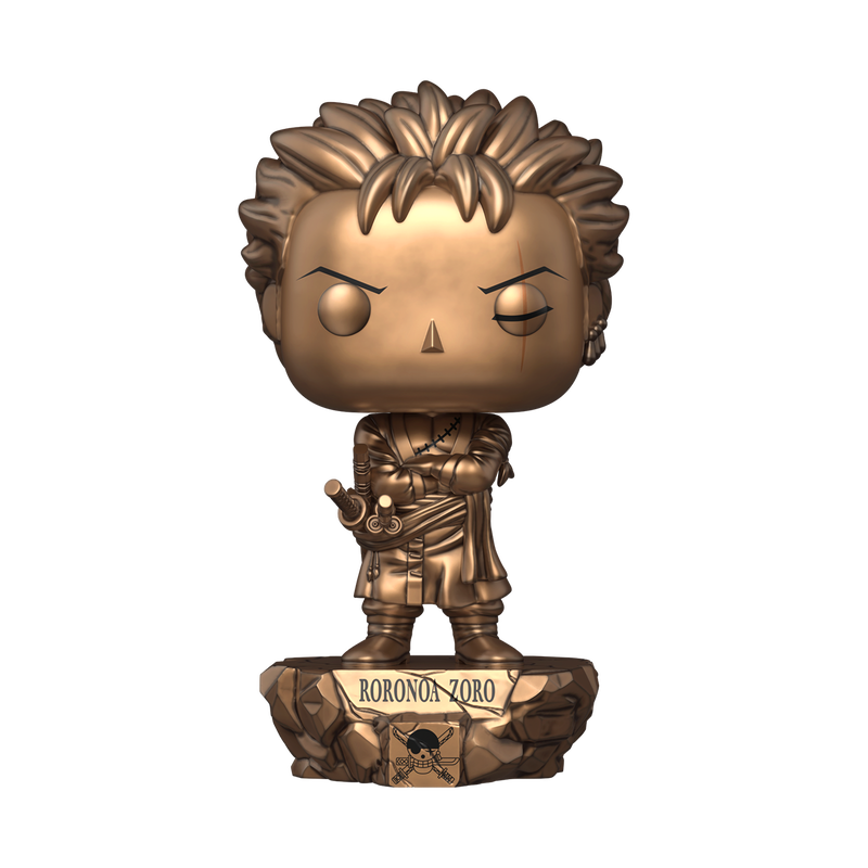 One Piece - Roronoa Zoro Statue (Bronze) Funko Pop! Plus