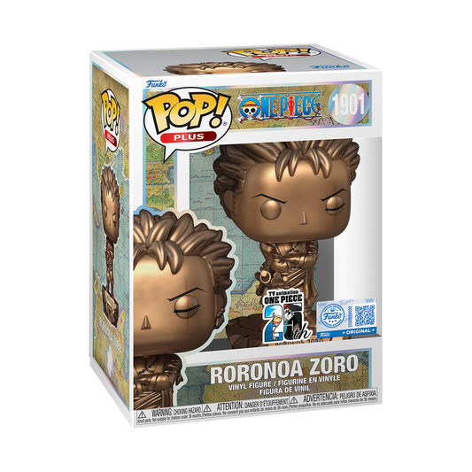 One Piece - Roronoa Zoro Statue (Bronze) Funko Pop! Plus