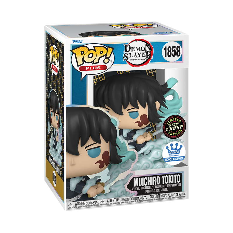 Demon Slayer - Muichiro Tokito (Mist Breathing) Common + Chase Funko Pop! Bundle