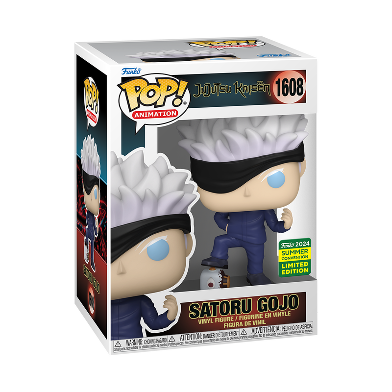 Jujutsu Kaisen -  Satoru Gojo with defeated Jogo 2024 Summer Convention Exclusive Funko Pop!