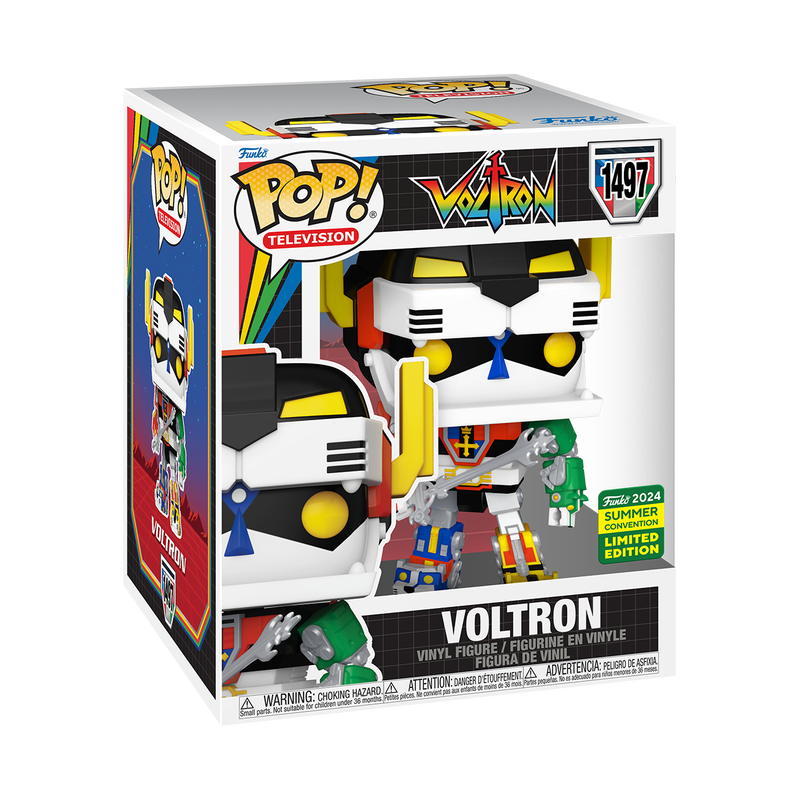 Voltron: Defender of the Universe -  Voltron 2024 Summer Convention Exclusive Funko Pop! Super