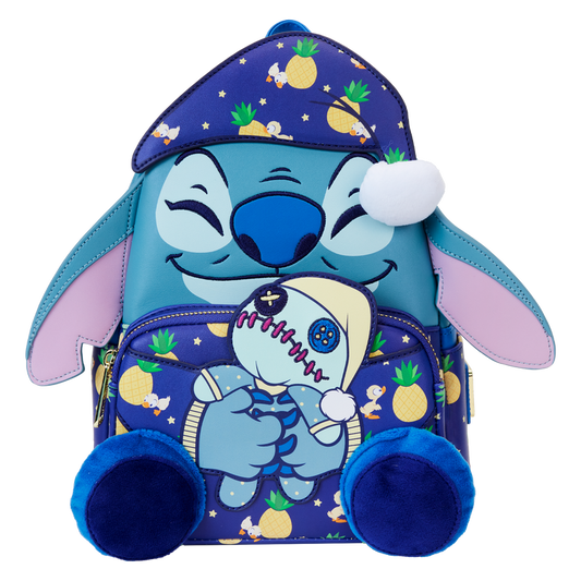 Loungefly Disney - SDCC Limited Edition Bedtime Stitch Glow Mini Backpack