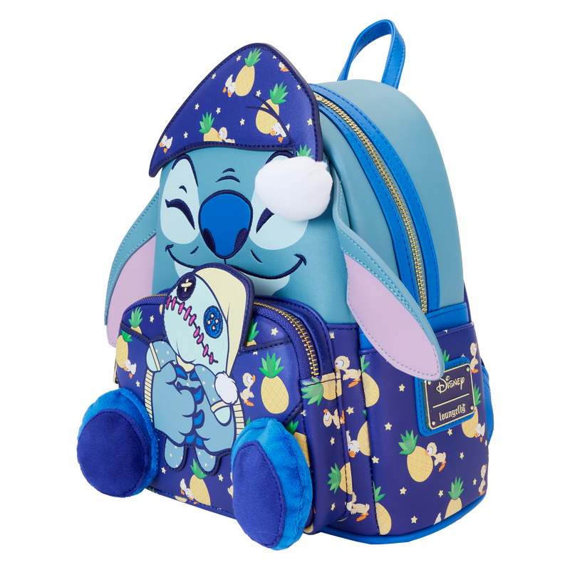 Loungefly Disney - SDCC Limited Edition Bedtime Stitch Glow Mini Backpack