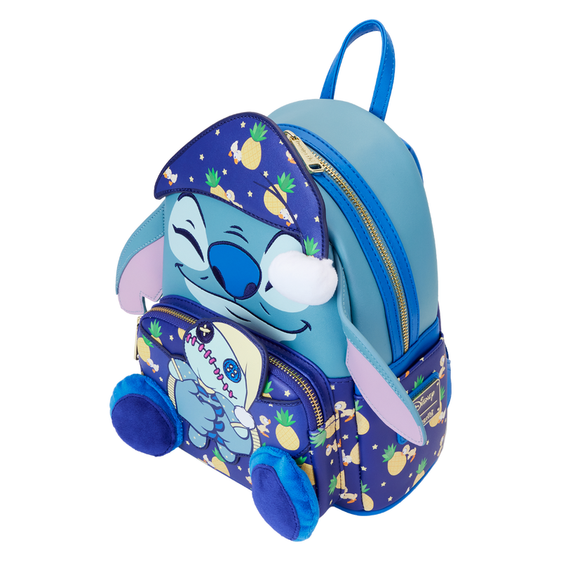 Loungefly Disney - SDCC Limited Edition Bedtime Stitch Glow Mini Backpack