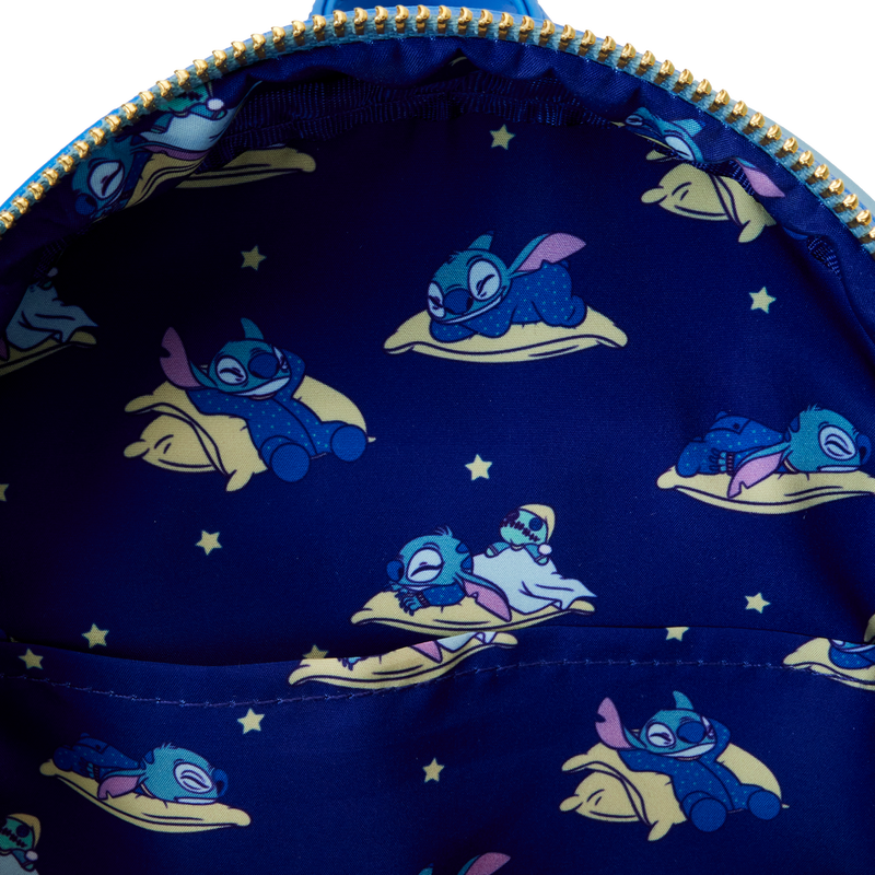 Loungefly Disney - SDCC Limited Edition Bedtime Stitch Glow Mini Backpack