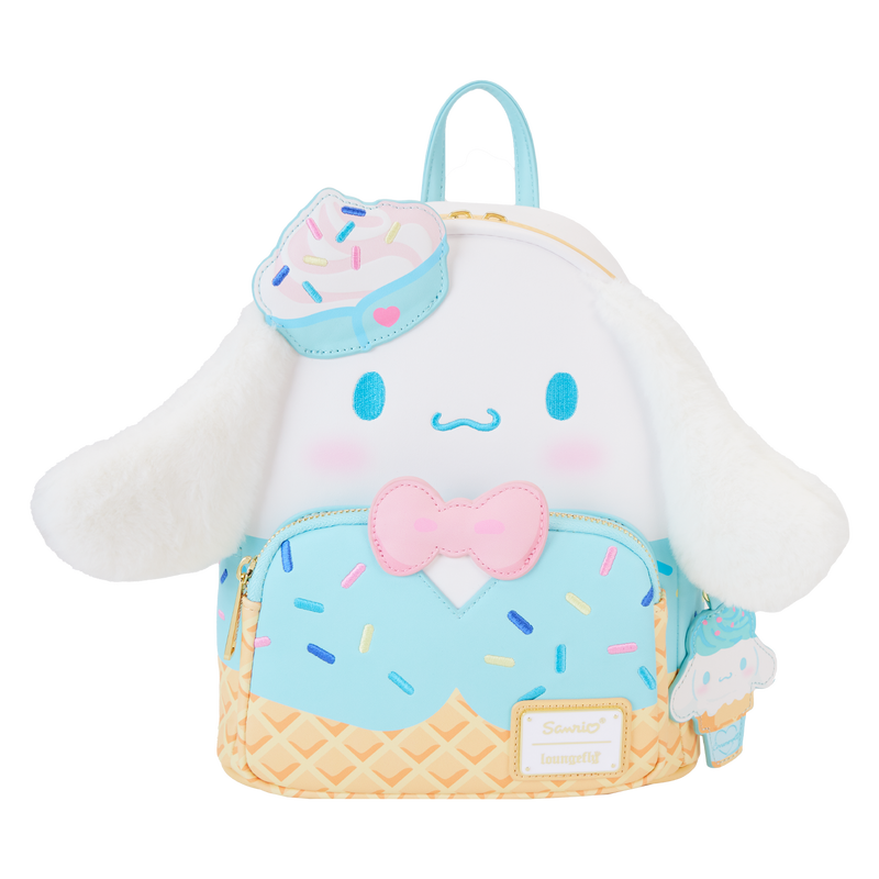 Loungefly Sanrio - SDCC Limited Edition Cinnamoroll Ice Cream Scented Plush Cosplay Mini Backpack