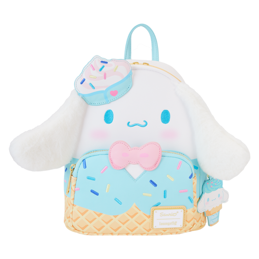 Loungefly Sanrio - SDCC Limited Edition Cinnamoroll Ice Cream Scented Plush Cosplay Mini Backpack