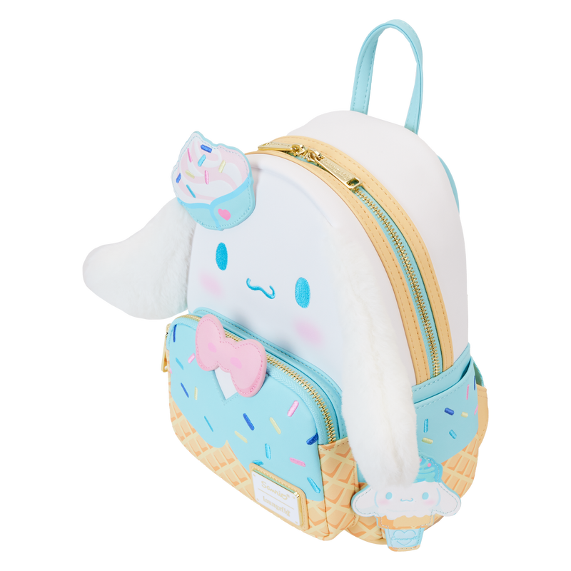 Loungefly Sanrio - SDCC Limited Edition Cinnamoroll Ice Cream Scented Plush Cosplay Mini Backpack