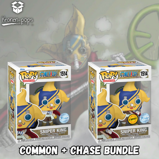 One Piece - Sniper King Common + Chase Funko Pop! Bundle