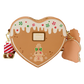 Loungefly Stitch Scented Angel & Stitch Gingerbread Heart Crossbody Bag With Coin Bag